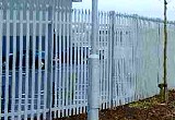 Steel palisade fencing